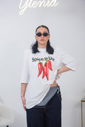 T-shirt over