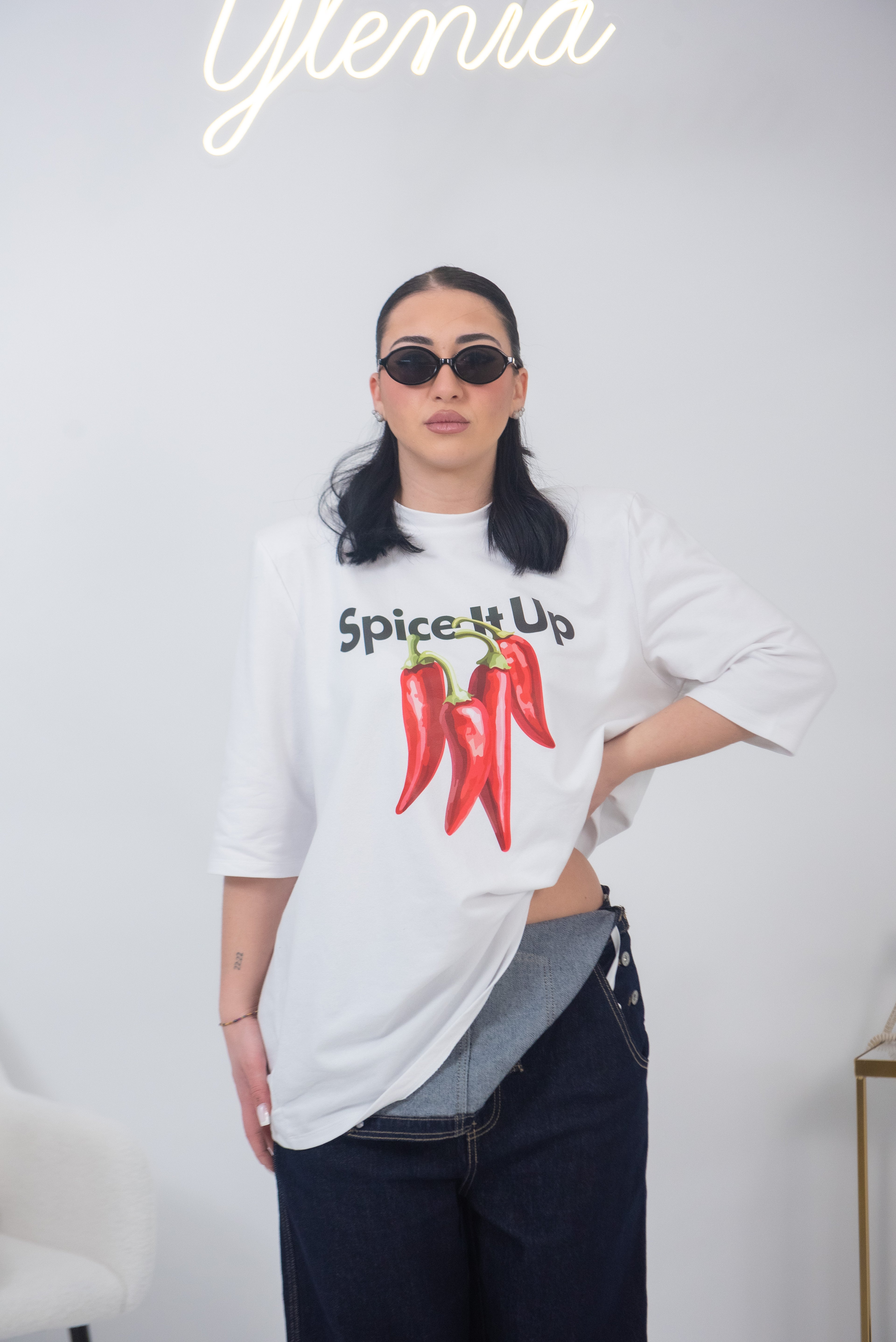 T-shirt over