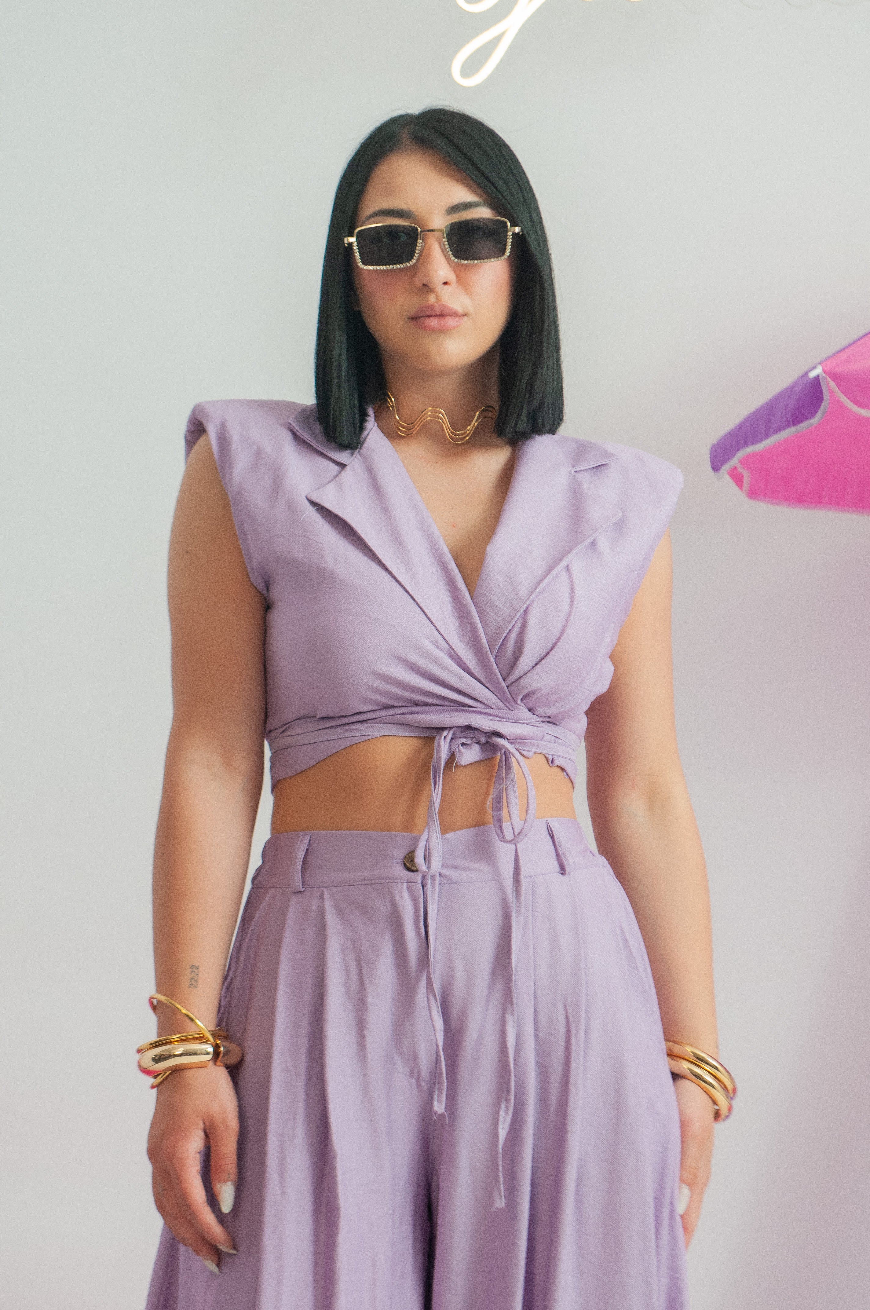 Tailleur crop