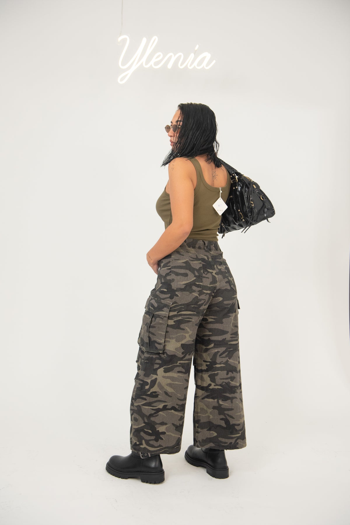 Jeans cargo militare