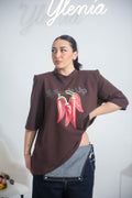 T-shirt over