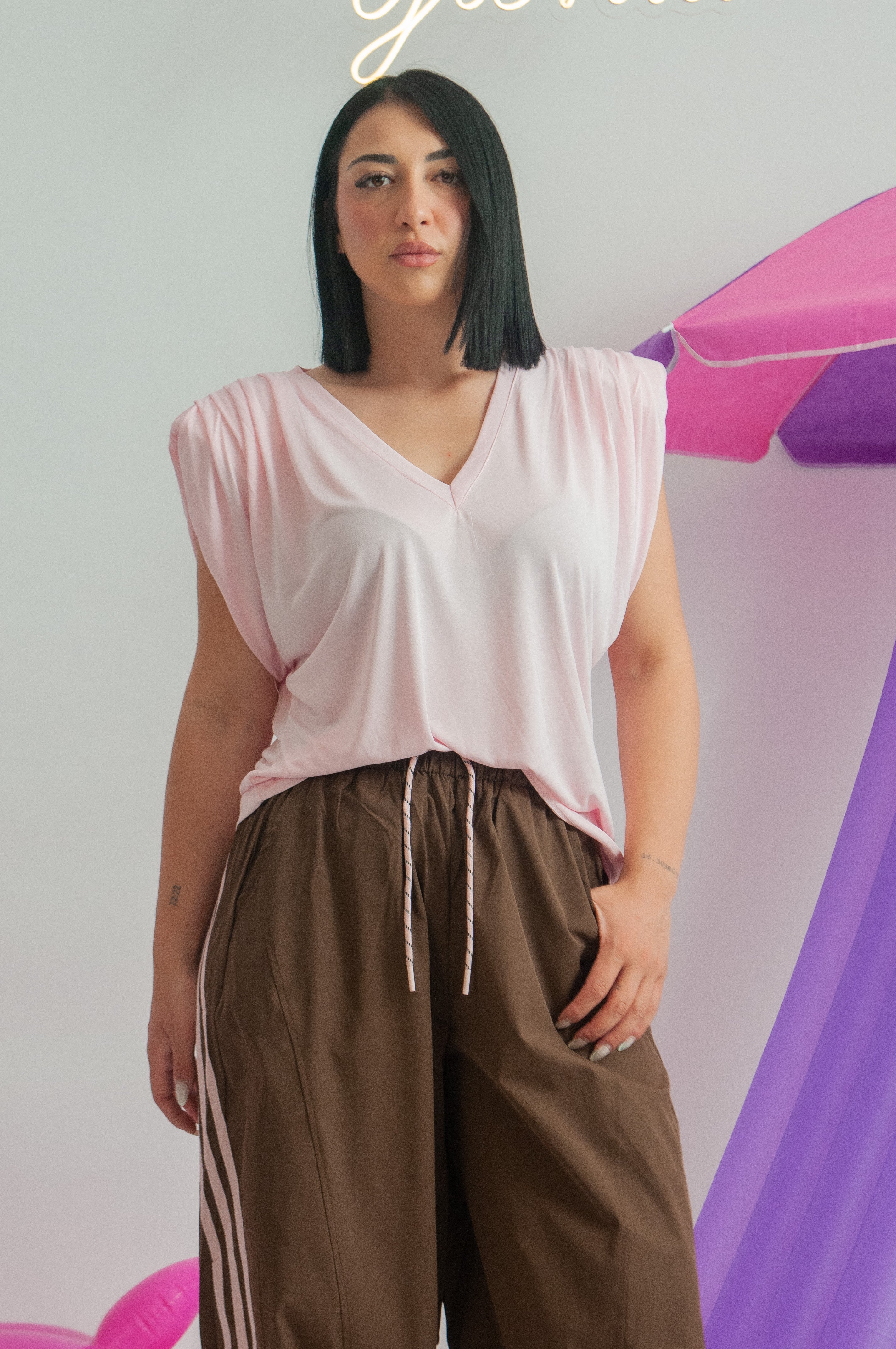 T-shirt scollo V